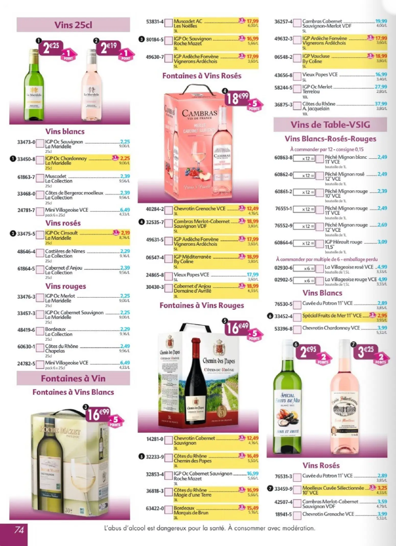 Maximo catalogue du 27/03 – page 74