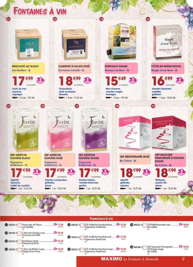 Maximo catalogue du 27/03 – page 9
