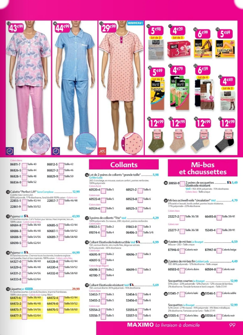 Maximo catalogue du 27/03 – page 99