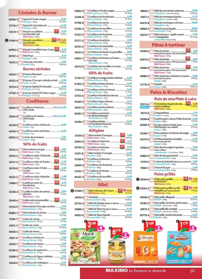 Maximo catalogue du 27/03 – page 61