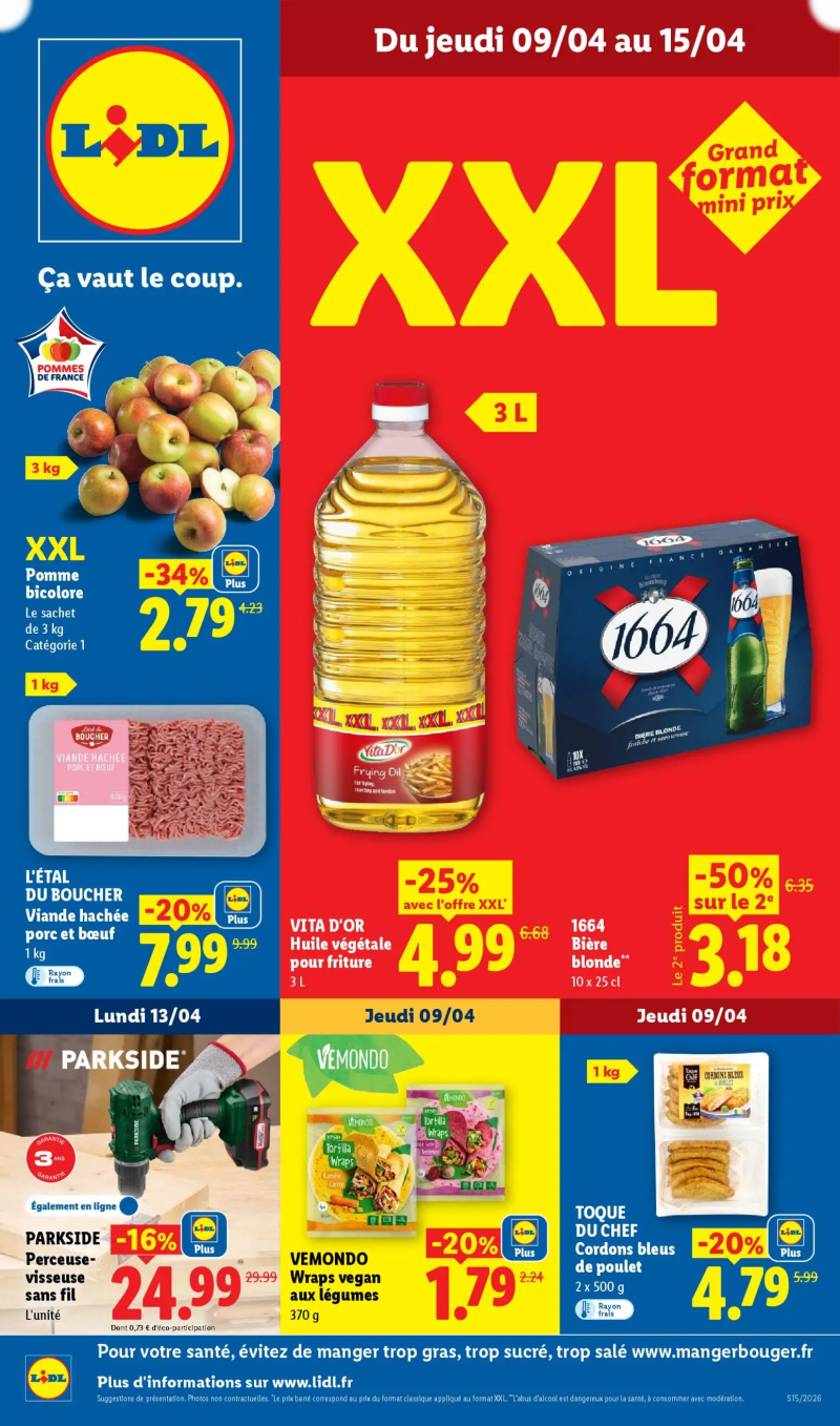 Lidl catalogue du 09/04 – page 1