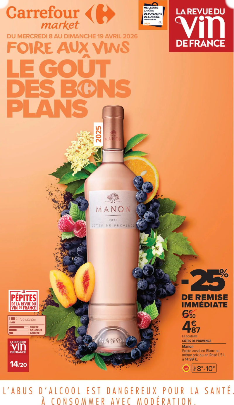 Carrefour Market catalogue du 08/04 – page 1