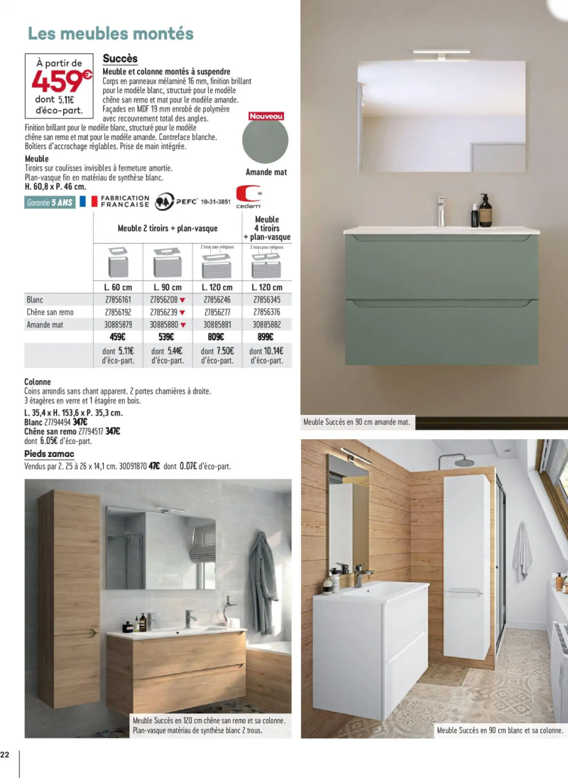 Gedimat catalogue du 01/04 – page 22