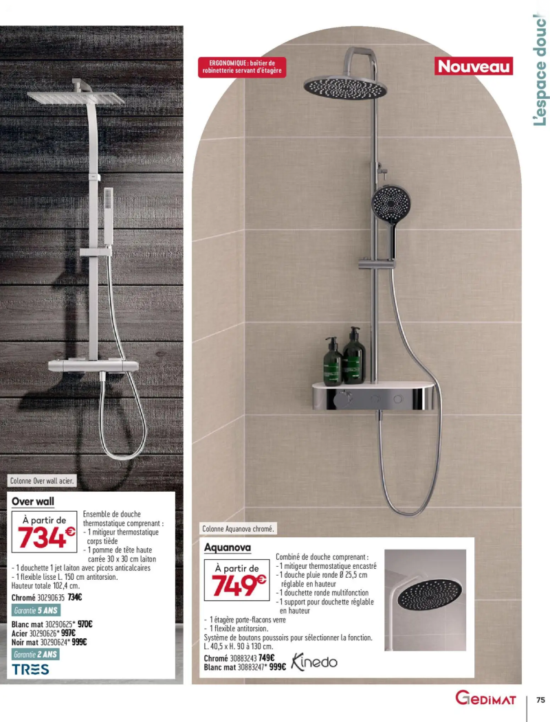 Gedimat catalogue du 01/04 – page 75