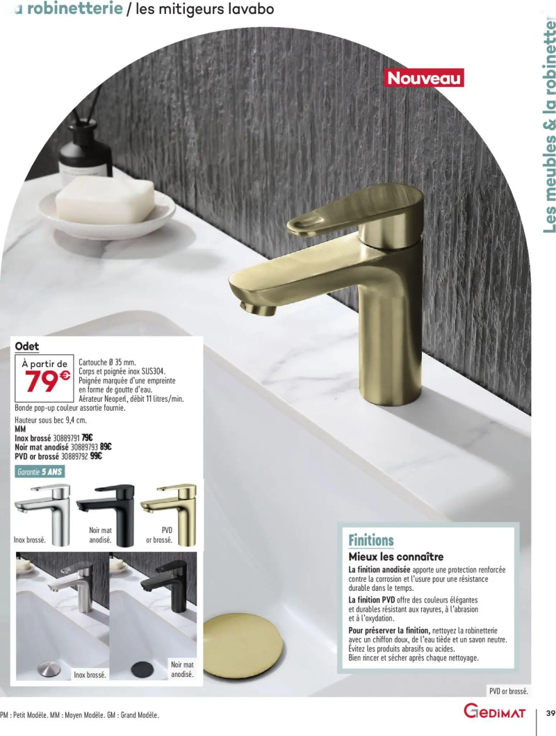 Gedimat catalogue du 01/04 – page 39