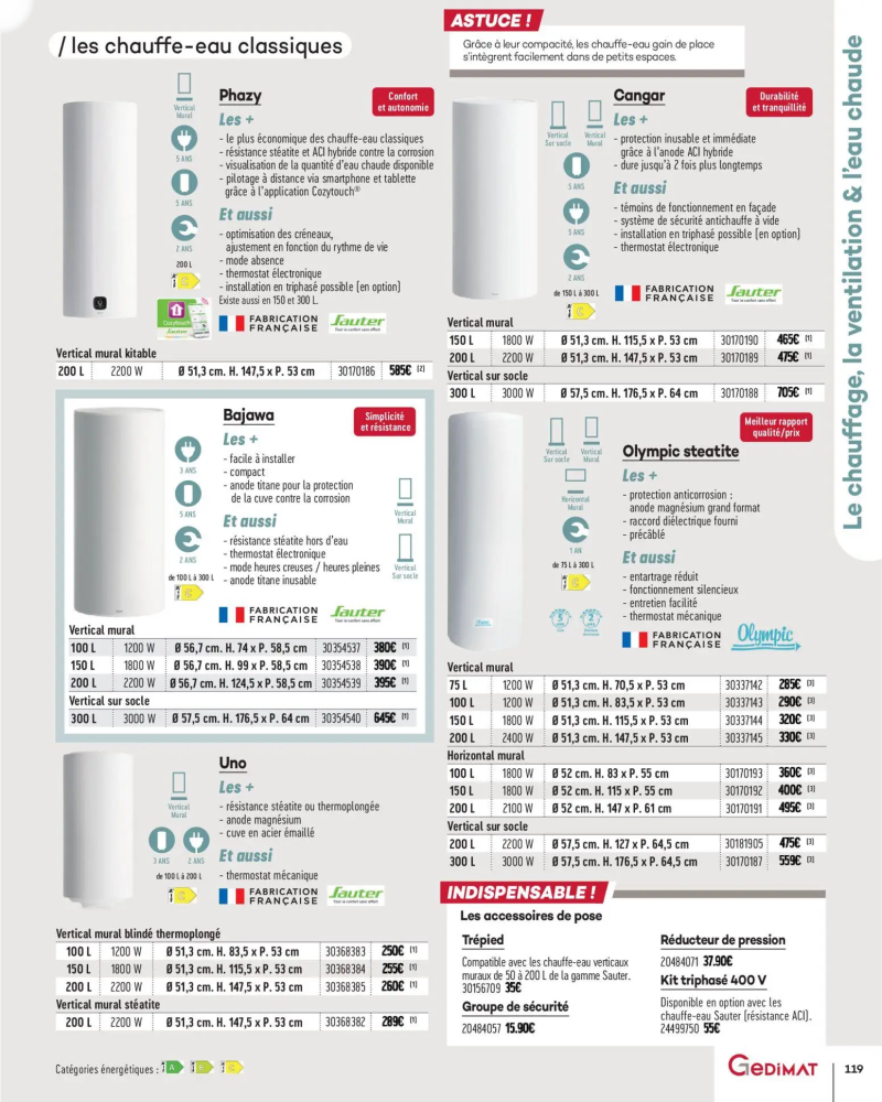 Gedimat catalogue du 01/04 – page 119