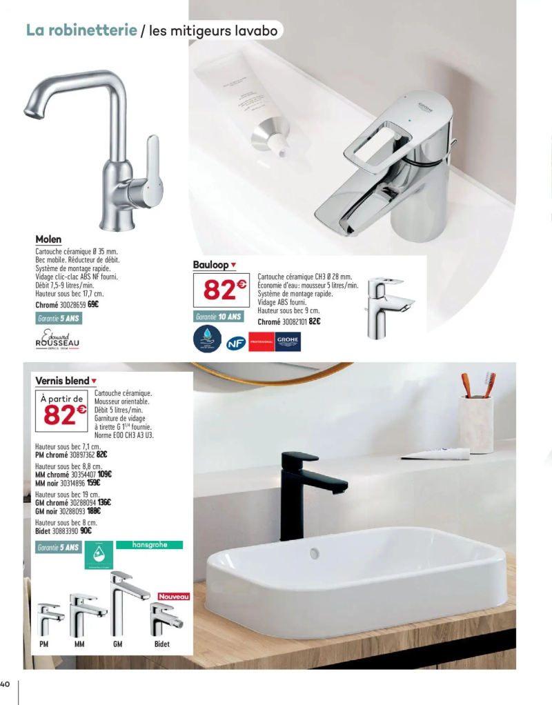 Gedimat catalogue du 01/04 – page 40