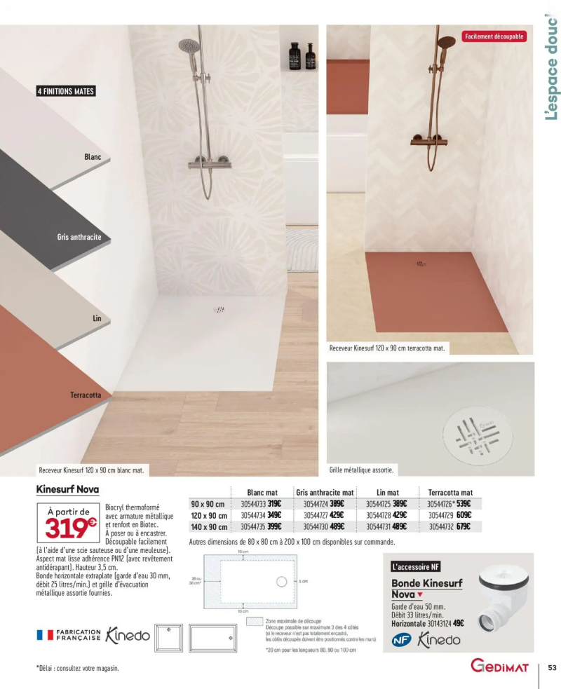 Gedimat catalogue du 01/04 – page 53