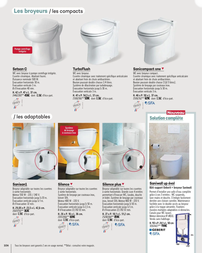 Gedimat catalogue du 01/04 – page 106