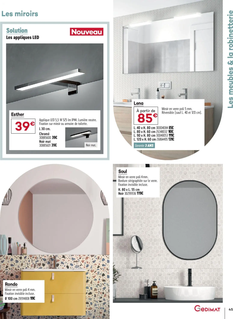 Gedimat catalogue du 01/04 – page 45