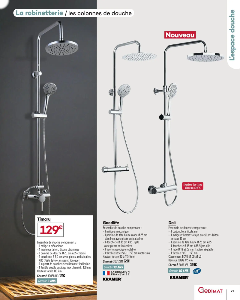 Gedimat catalogue du 01/04 – page 71