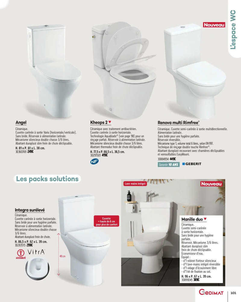 Gedimat catalogue du 01/04 – page 101