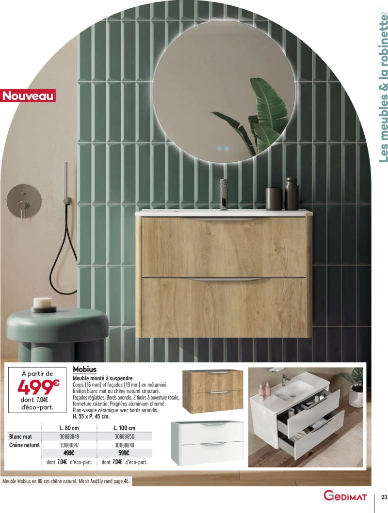 Gedimat catalogue du 01/04 – page 23