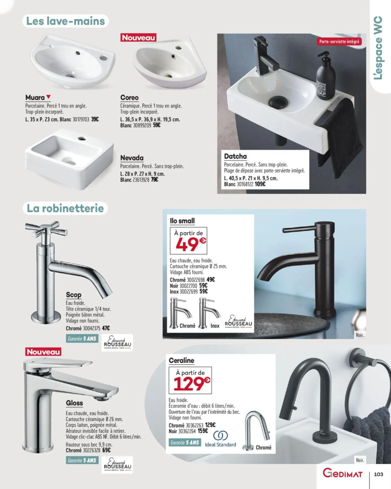 Gedimat catalogue du 01/04 – page 103
