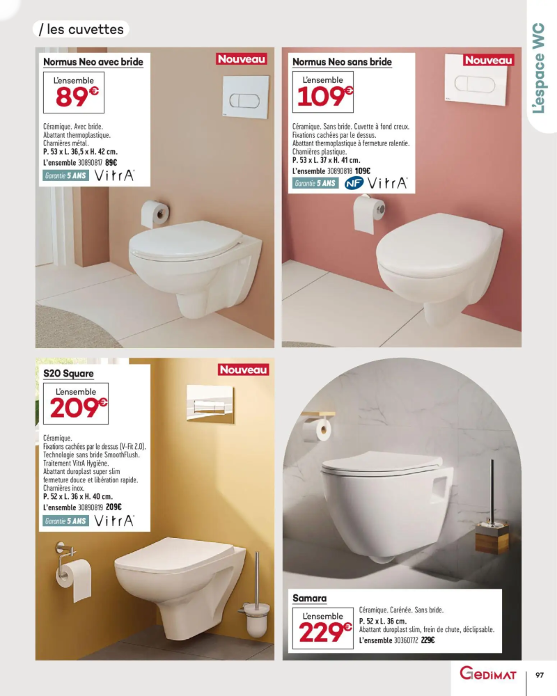 Gedimat catalogue du 01/04 – page 97