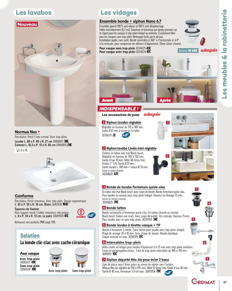 Gedimat catalogue du 01/04 – page 37