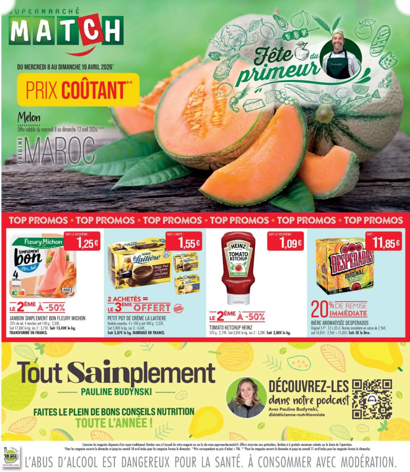 Supermarchés Match catalogue du 08/04 – page 1