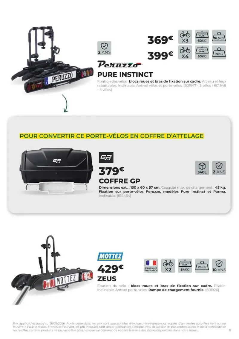 Feu Vert catalogue du 13/04 au 01/01/2027 – page 8