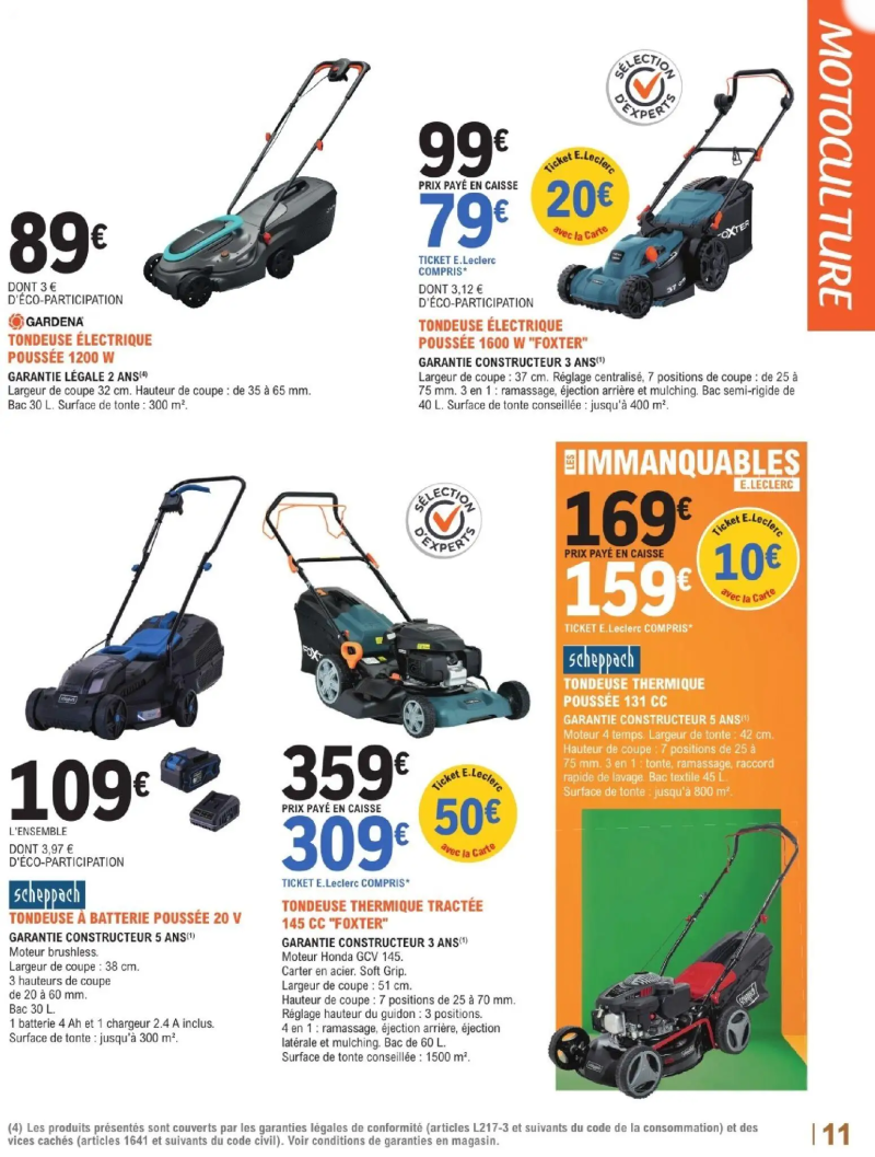 Brico E.Leclerc catalogue du 07/04 – page 11