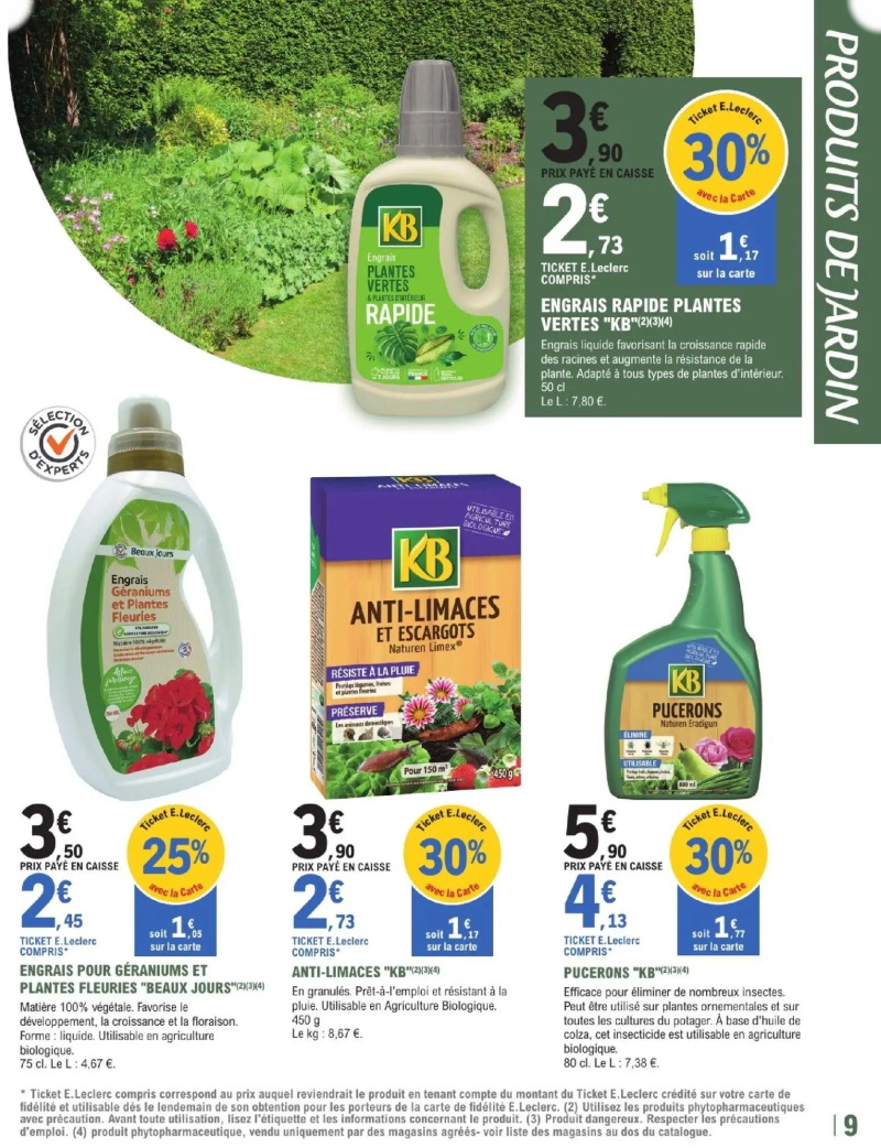 Brico E.Leclerc catalogue du 07/04 – page 9