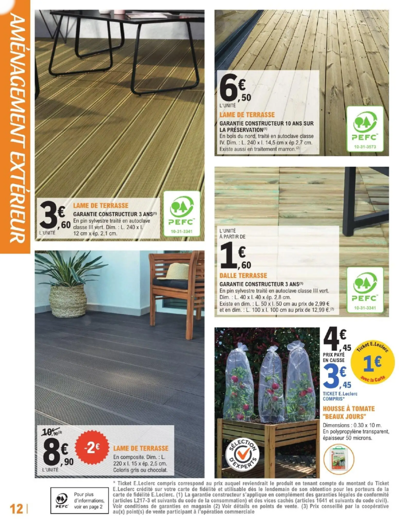 Brico E.Leclerc catalogue du 07/04 – page 12