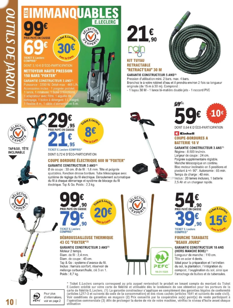 Brico E.Leclerc catalogue du 07/04 – page 10