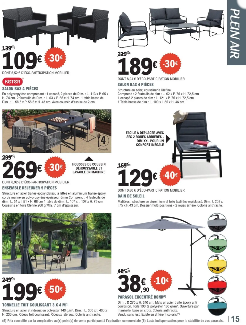 Brico E.Leclerc catalogue du 07/04 – page 15