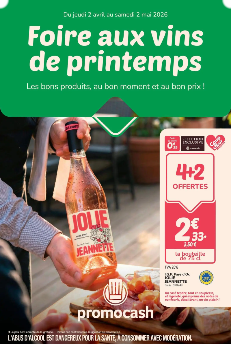 Promocash catalogue du 02/04 – page 1
