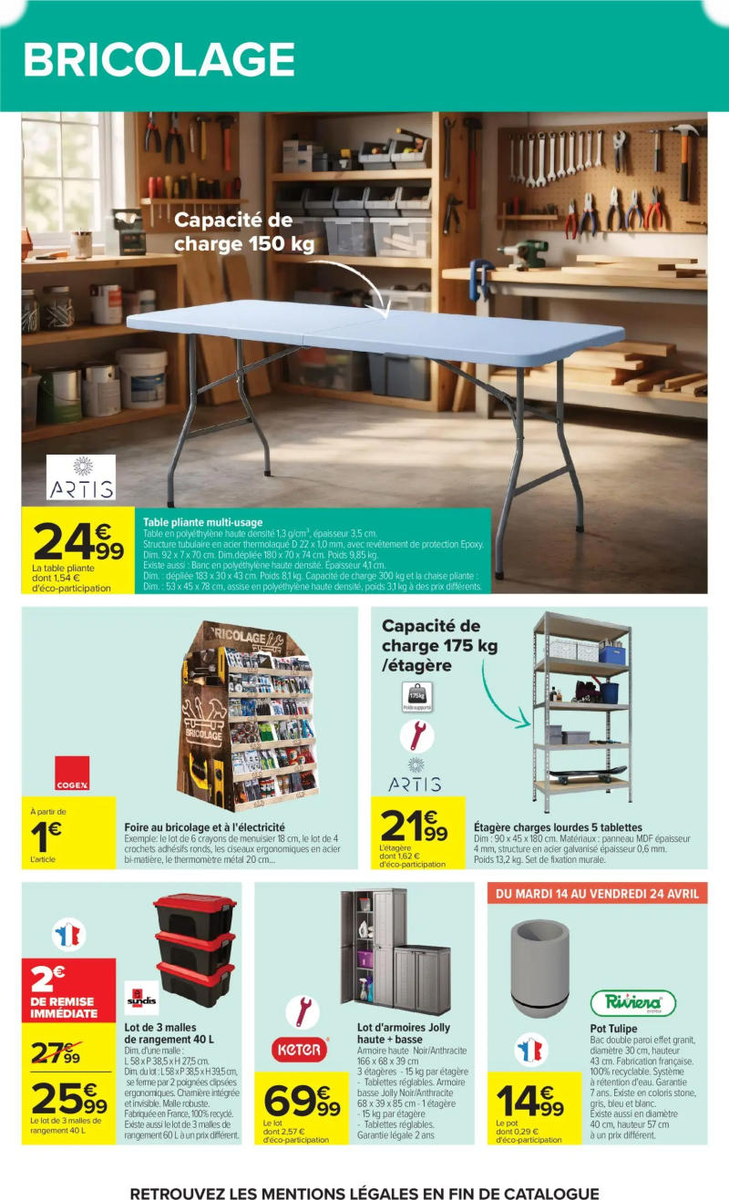 Carrefour catalogue du 14/04 – page 67