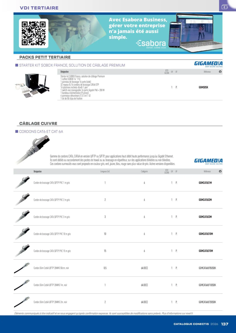 Rexel                                                     catalogue du 10/04 – page 137