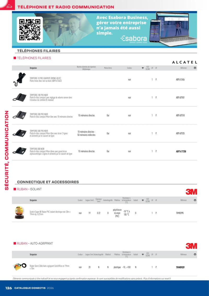 Rexel                                                     catalogue du 10/04 – page 126