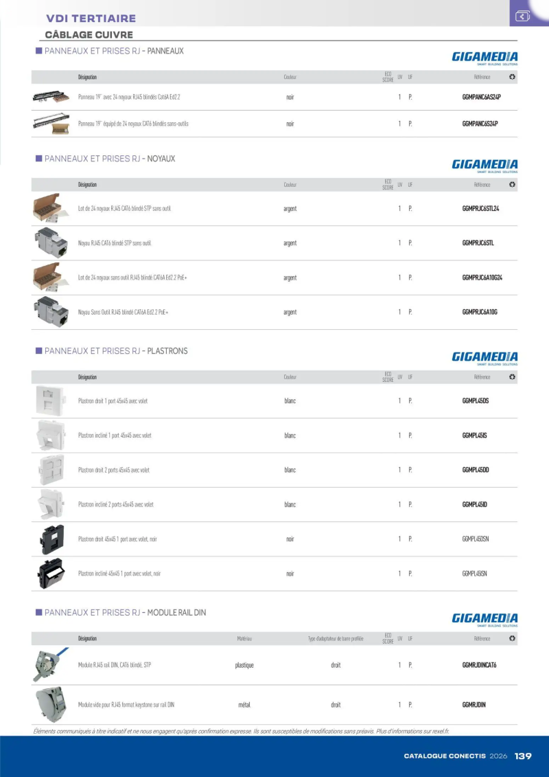 Rexel                                                     catalogue du 10/04 – page 139