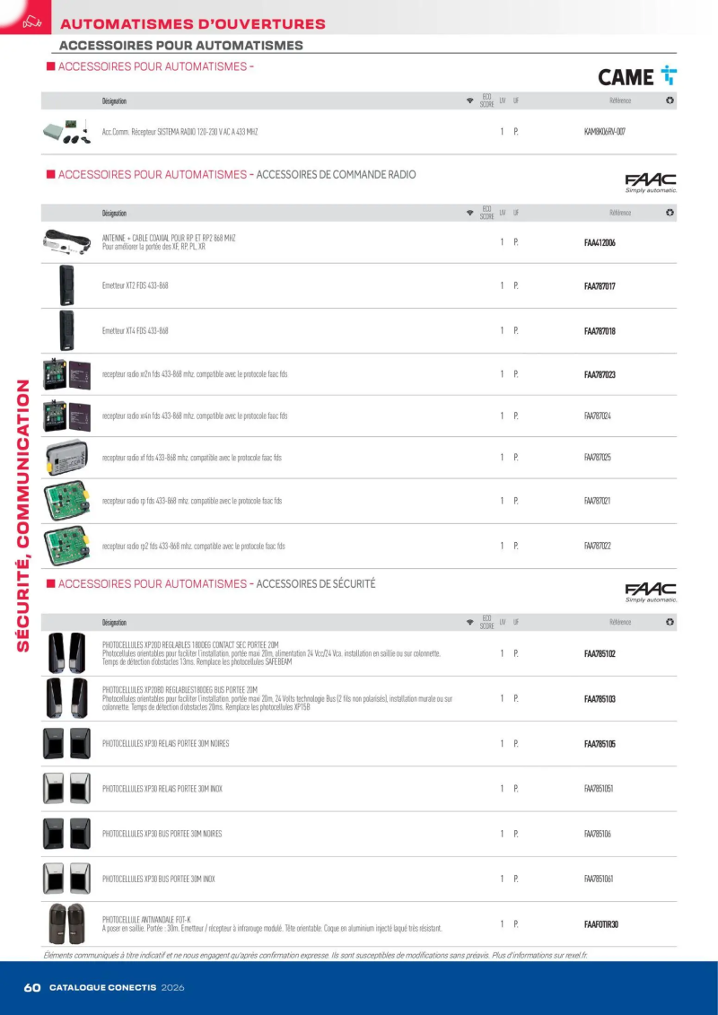 Rexel                                                     catalogue du 10/04 – page 60