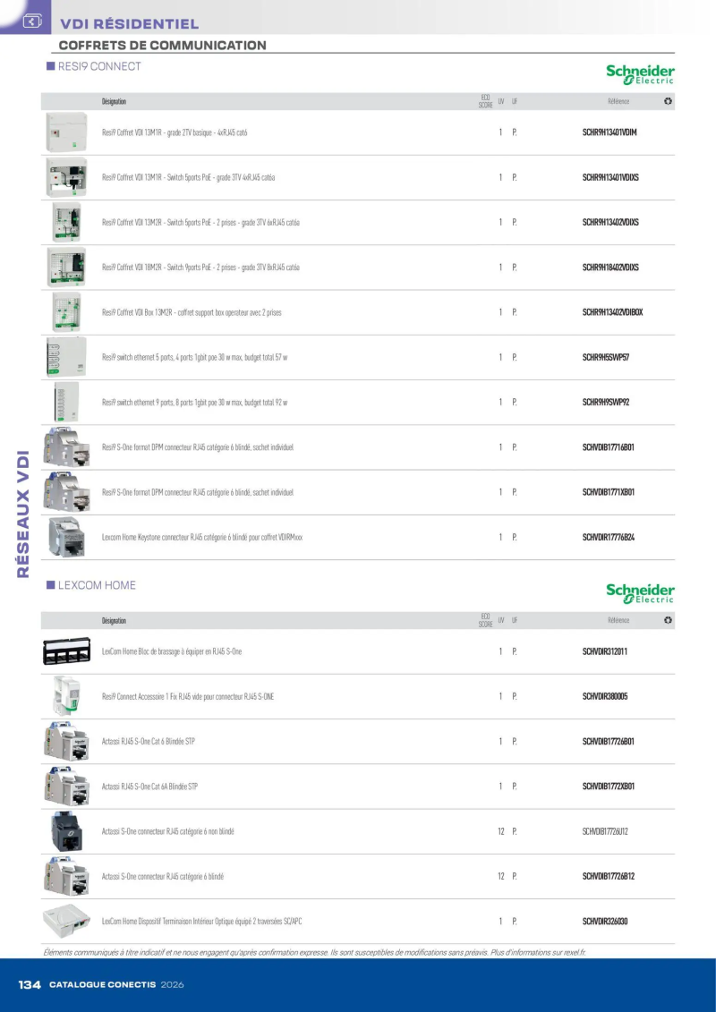 Rexel                                                     catalogue du 10/04 – page 134