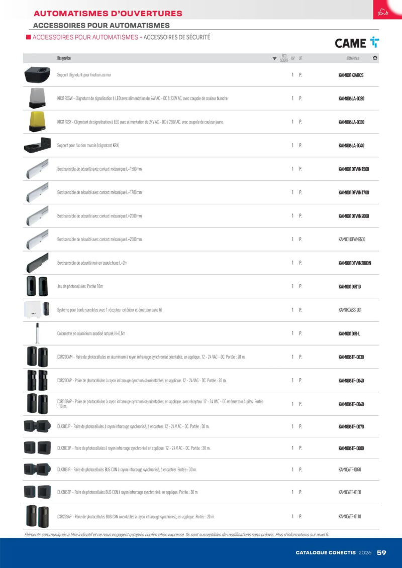 Rexel                                                     catalogue du 10/04 – page 59