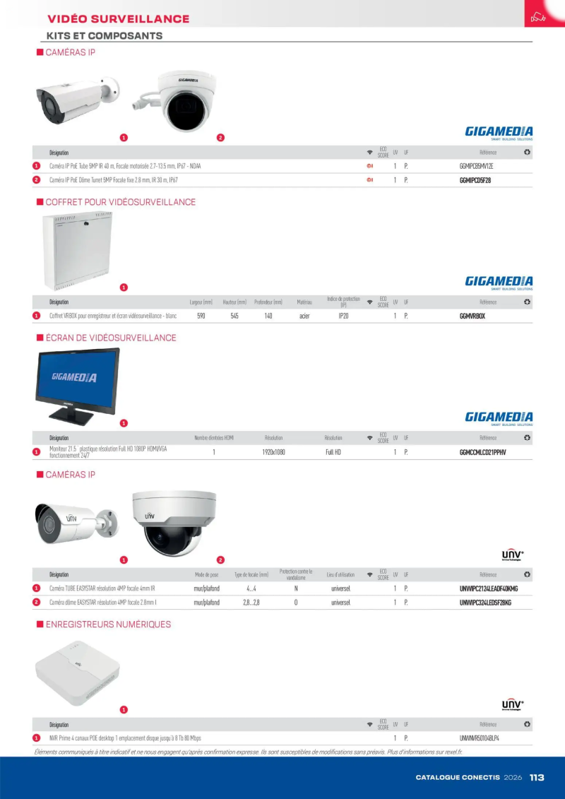Rexel                                                     catalogue du 10/04 – page 113