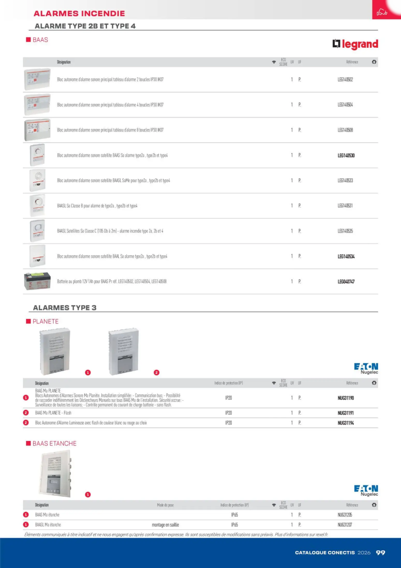 Rexel                                                     catalogue du 10/04 – page 99