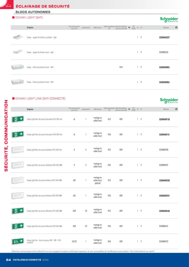 Rexel                                                     catalogue du 10/04 – page 84