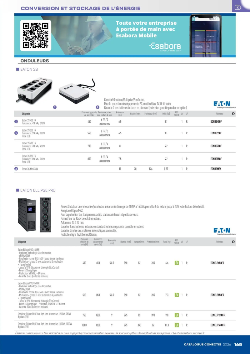 Rexel                                                     catalogue du 10/04 – page 165