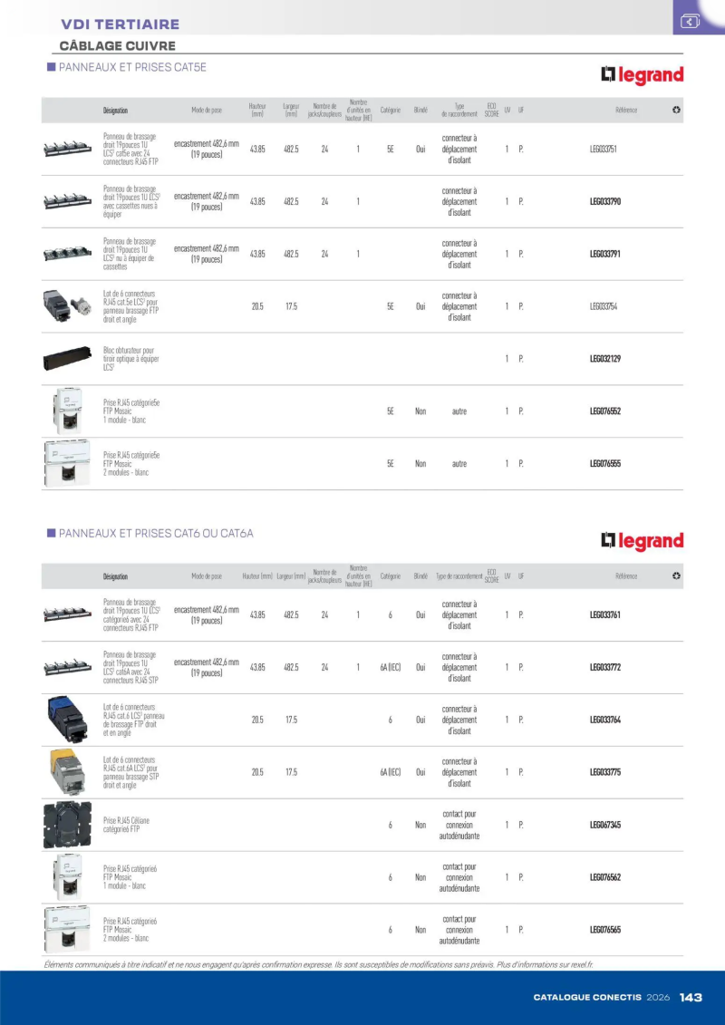 Rexel                                                     catalogue du 10/04 – page 143