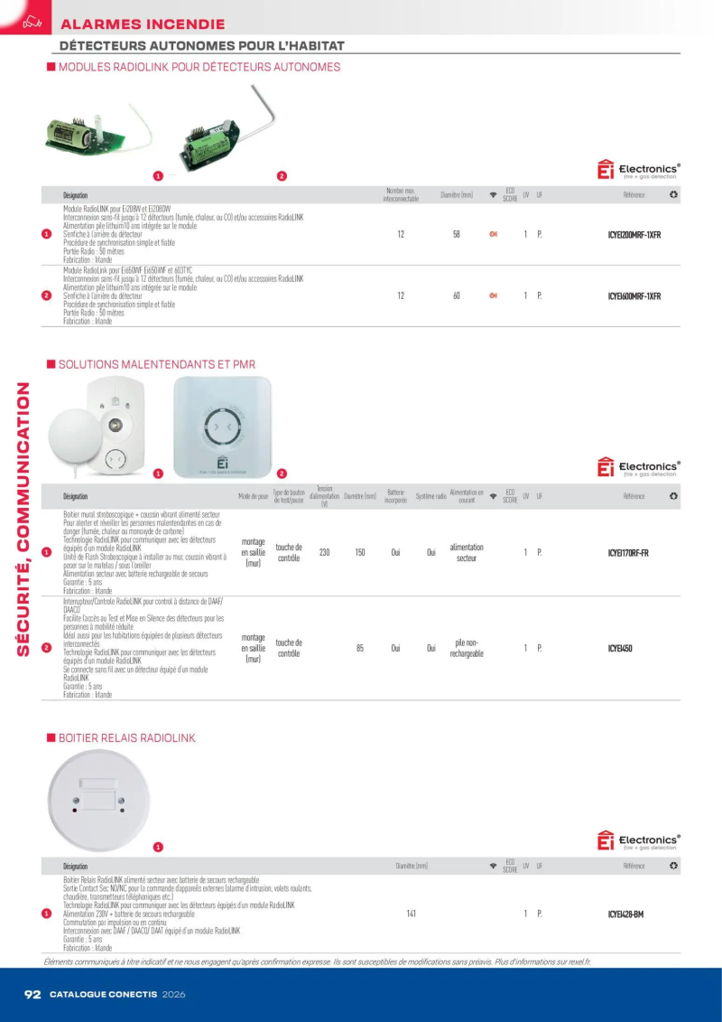 Rexel                                                     catalogue du 10/04 – page 92