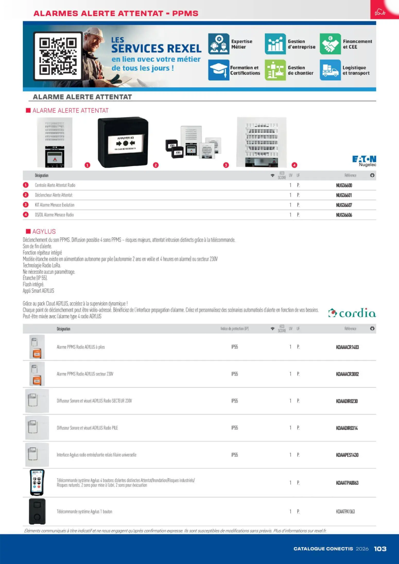 Rexel                                                     catalogue du 10/04 – page 103