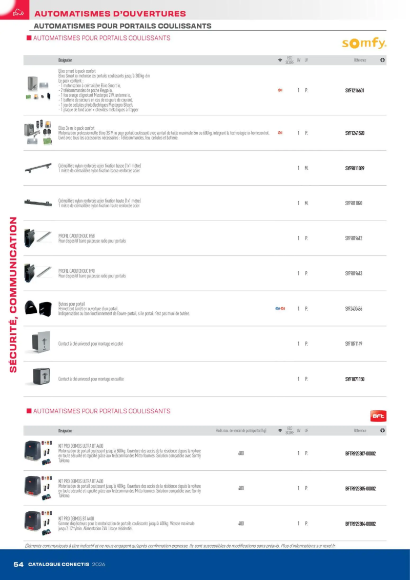 Rexel                                                     catalogue du 10/04 – page 54