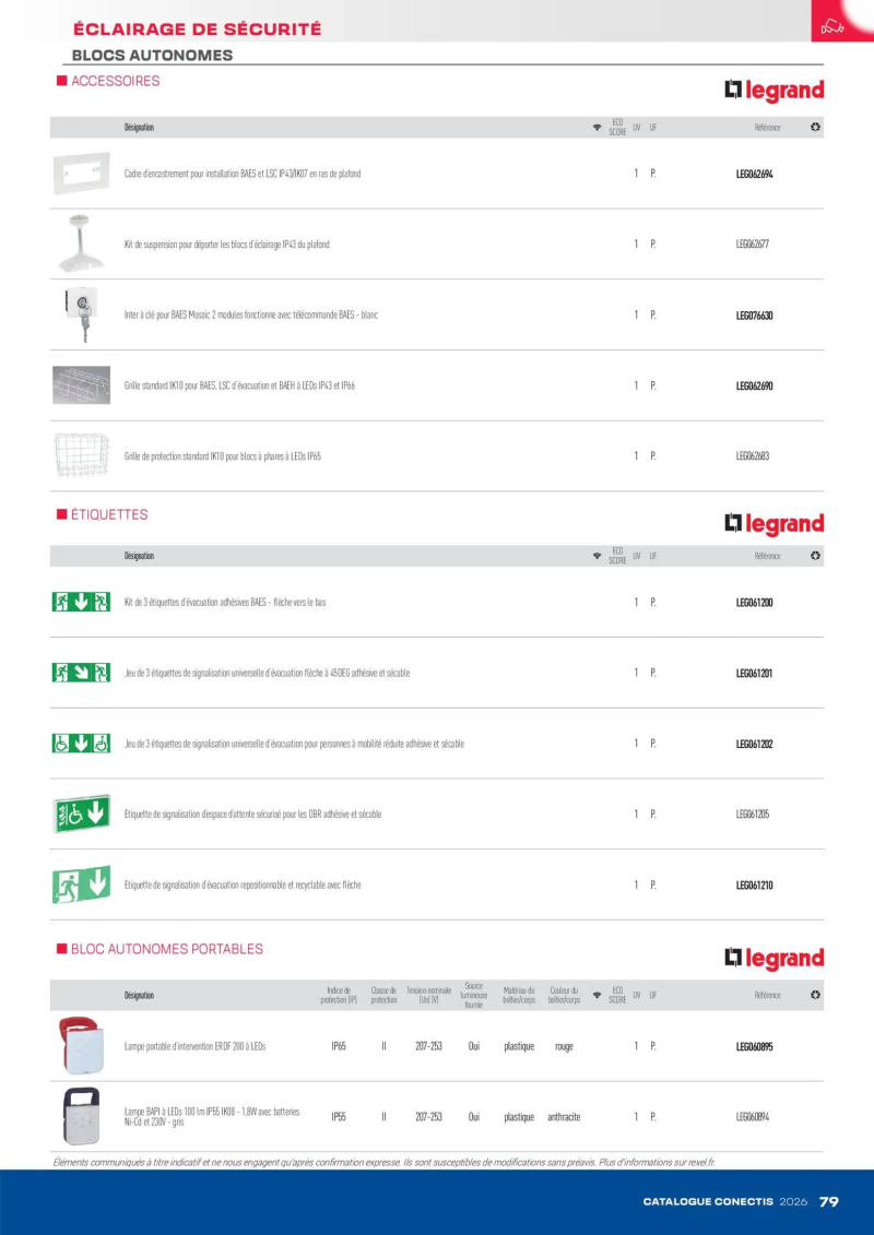 Rexel                                                     catalogue du 10/04 – page 79
