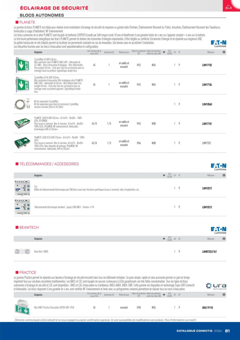 Rexel                                                     catalogue du 10/04 – page 81