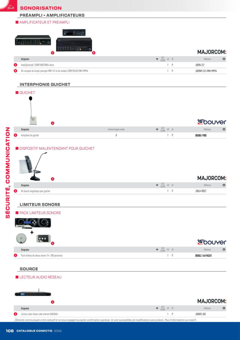Rexel                                                     catalogue du 10/04 – page 108