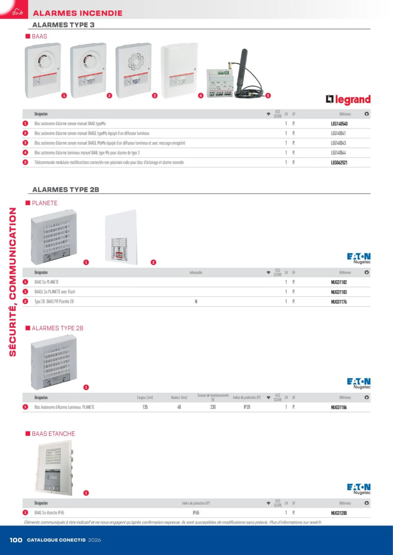 Rexel                                                     catalogue du 10/04 – page 100