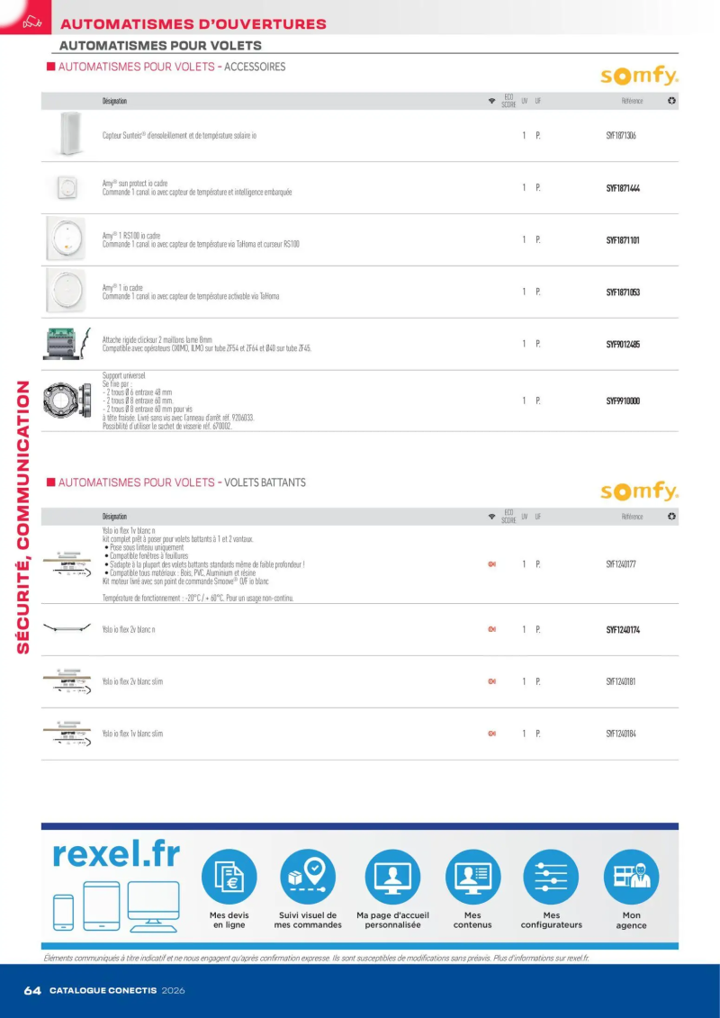 Rexel                                                     catalogue du 10/04 – page 64