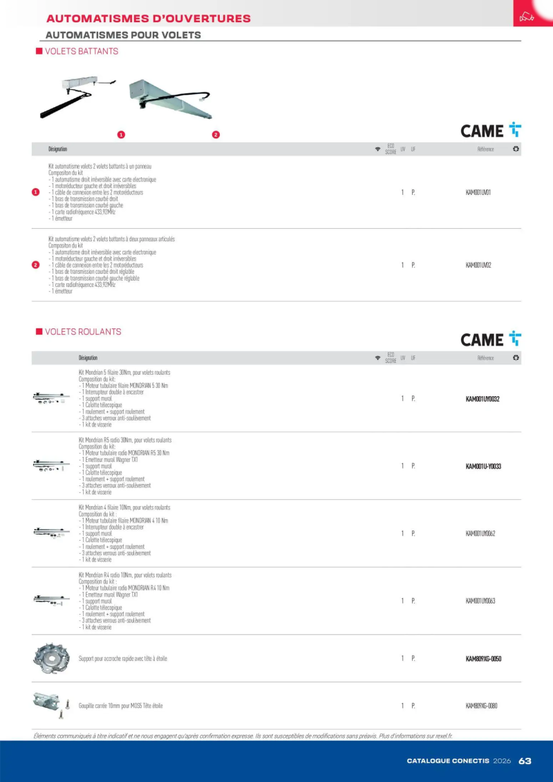 Rexel                                                     catalogue du 10/04 – page 63