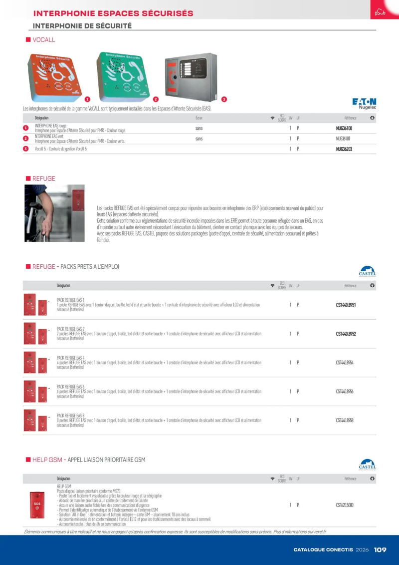 Rexel                                                     catalogue du 10/04 – page 109